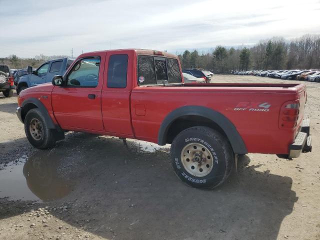 1FTZR45E42TA57828 - 2002 FORD RANGER SUPER CAB RED photo 2