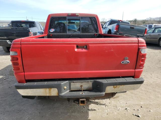 1FTZR45E42TA57828 - 2002 FORD RANGER SUPER CAB RED photo 6