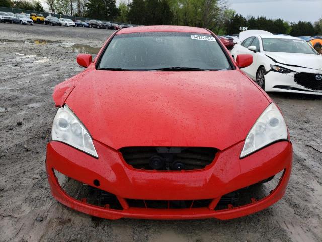 KMHHT6KD3AU014591 - 2010 HYUNDAI GENESIS CO 2.0T RED photo 5