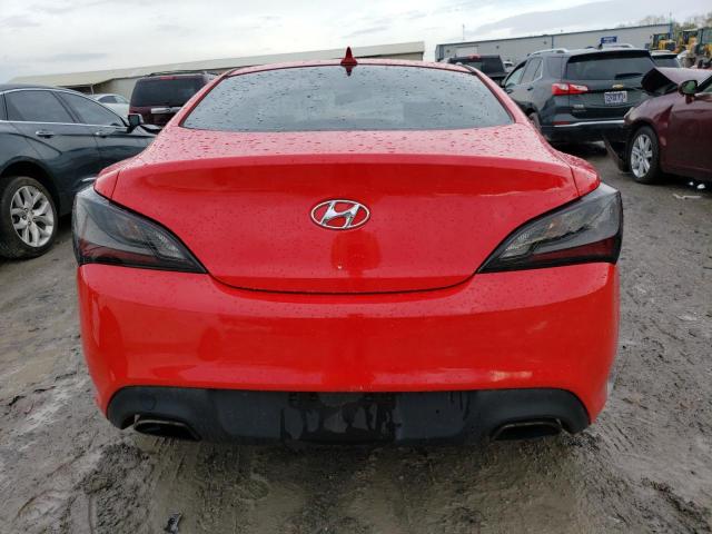 KMHHT6KD3AU014591 - 2010 HYUNDAI GENESIS CO 2.0T RED photo 6