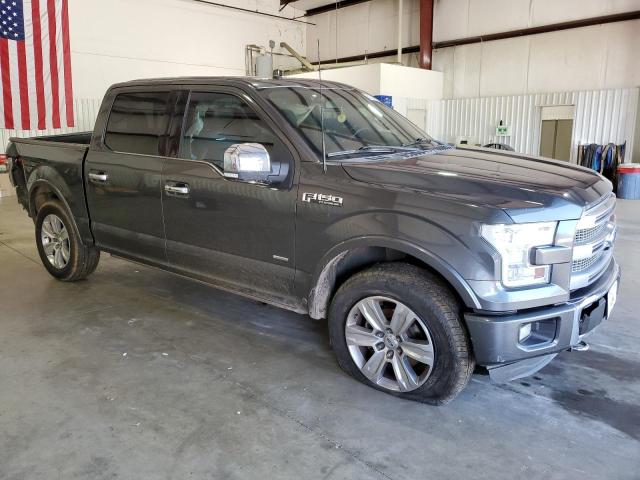 1FTEW1EG3GFB74734 - 2016 FORD F150 SUPERCREW GRAY photo 4