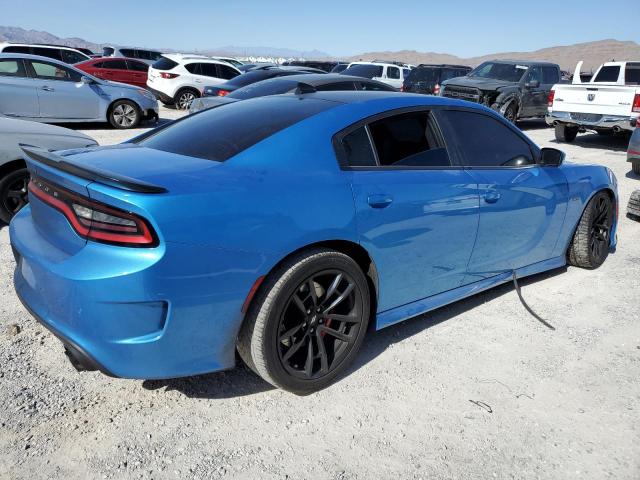 2C3CDXGJ3JH303574 - 2018 DODGE CHARGER R/T 392 BLUE photo 3