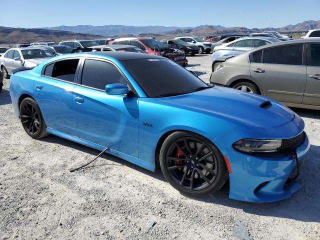 2C3CDXGJ3JH303574 - 2018 DODGE CHARGER R/T 392 BLUE photo 4