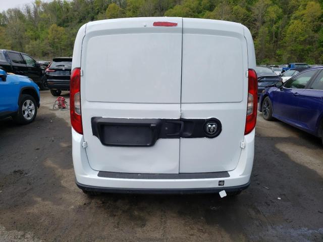 ZFBHRFBB1M6V75255 - 2021 RAM PROMASTER SLT WHITE photo 6