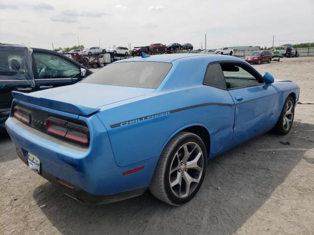 2C3CDZAG4GH137812 - 2016 DODGE CHALLENGER SXT BLUE photo 3