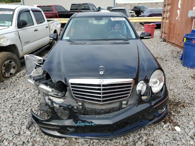 WDBUF56X39B380355 - 2009 MERCEDES-BENZ E 350 BLACK photo 5