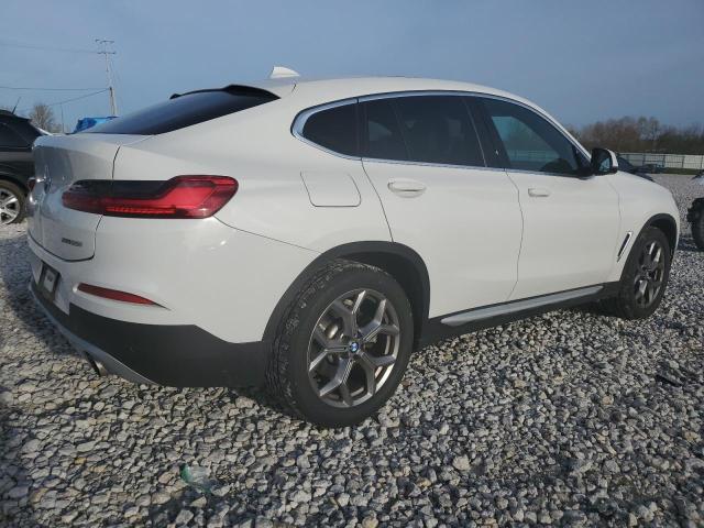 5UX2V1C08M9F21420 - 2021 BMW X4 XDRIVE30I WHITE photo 3