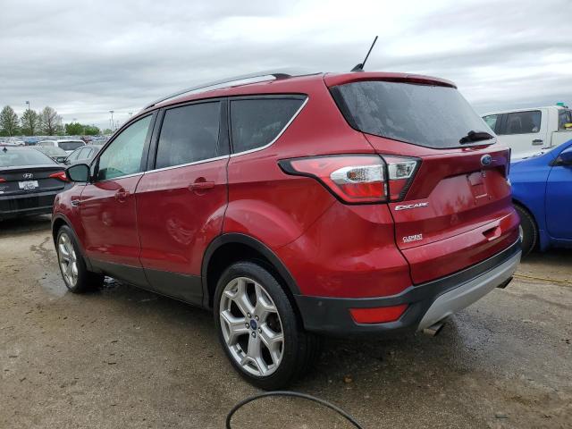 1FMCU9J95JUA34766 - 2018 FORD ESCAPE TITANIUM 勃艮第红 照片 2