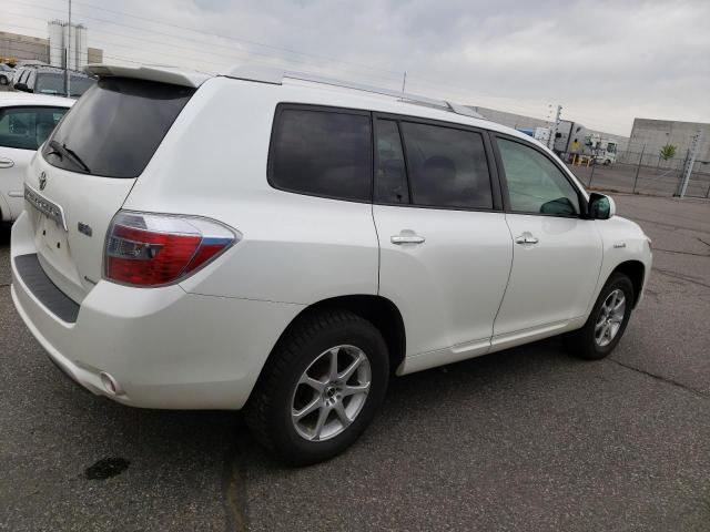 JTEEW44A682001678 - 2008 TOYOTA HIGHLANDER HYBRID LIMITED WHITE photo 3