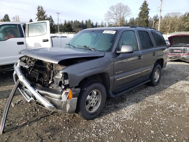 1GNEK13T81J125276 - 2001 CHEVROLET TAHOE K1500 GRAY photo 1