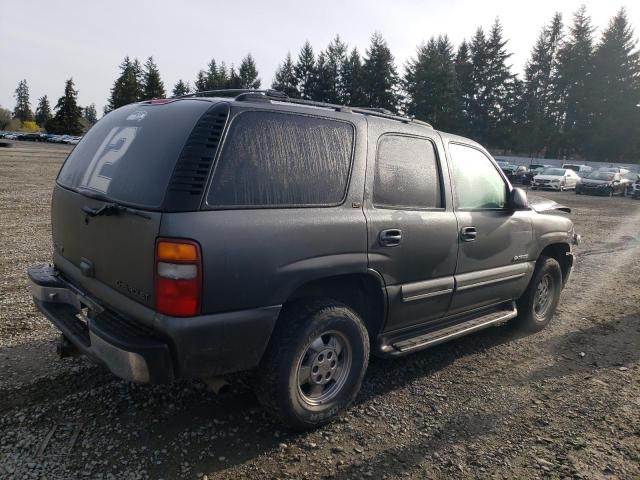 1GNEK13T81J125276 - 2001 CHEVROLET TAHOE K1500 GRAY photo 3