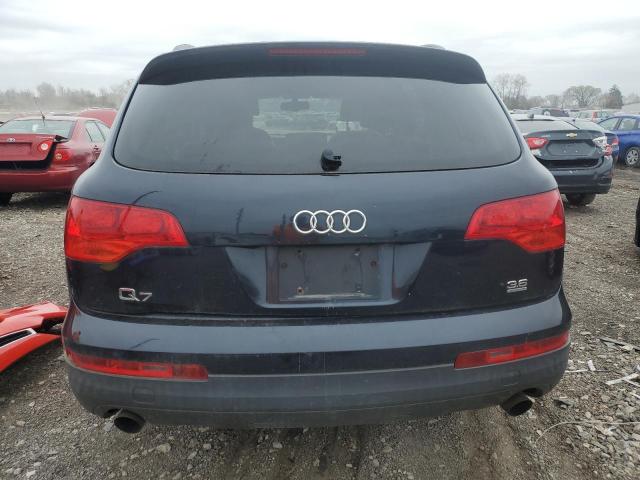 WA1AY74L37D039897 - 2007 AUDI Q7 3.6 QUATTRO BLUE photo 6