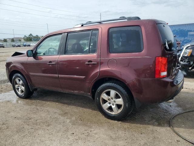 5FNYF3H43BB023495 - 2011 HONDA PILOT EX BURGUNDY photo 2