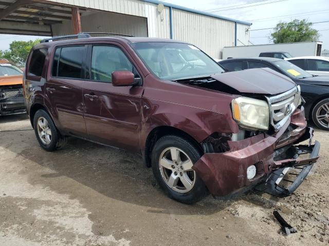 5FNYF3H43BB023495 - 2011 HONDA PILOT EX BURGUNDY photo 4