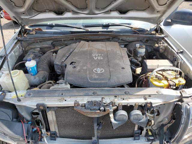 3TMJU4GN9AM095707 - 2010 TOYOTA TACOMA DOUBLE CAB PRERUNNER SILVER photo 11