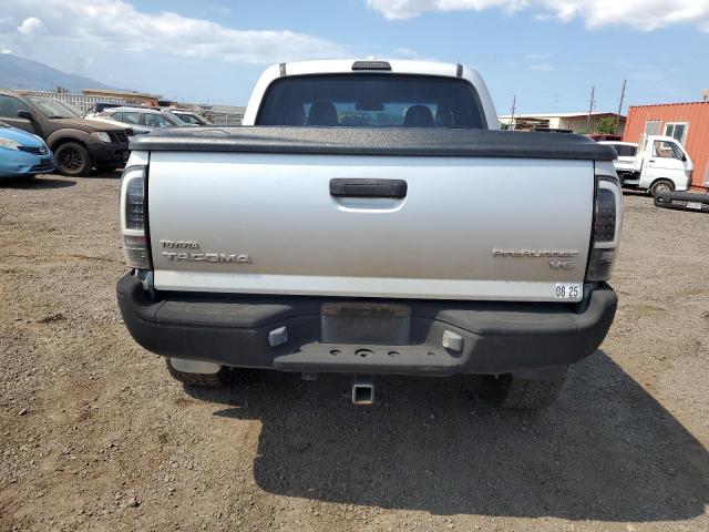 3TMJU4GN9AM095707 - 2010 TOYOTA TACOMA DOUBLE CAB PRERUNNER SILVER photo 6