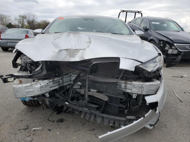 3FA6P0LU4KR118615 - 2019 FORD FUSION SE SILVER photo 5