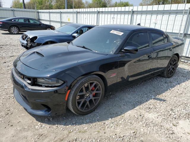 2C3CDXGJXKH706730 - 2019 DODGE CHARGER SCAT PACK BLACK photo 1