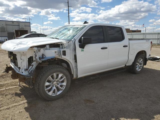 1GCPYBEKXNZ224666 - 2022 CHEVROLET SILVERADO K1500 CUSTOM WHITE photo 1