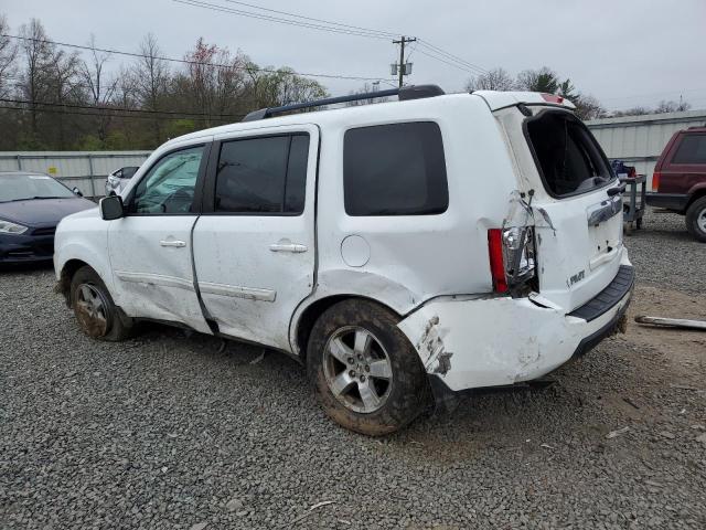 5FNYF4H55BB077086 - 2011 HONDA PILOT EXL WHITE photo 2