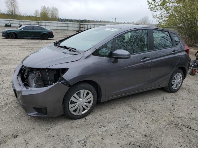 3HGGK5G57HM701376 - 2017 HONDA FIT LX GRAY photo 1