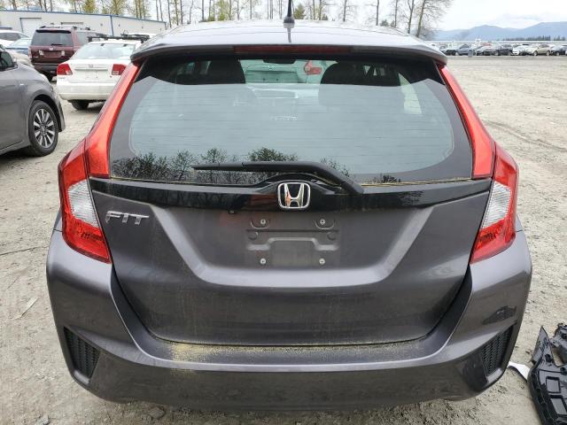 3HGGK5G57HM701376 - 2017 HONDA FIT LX GRAY photo 6