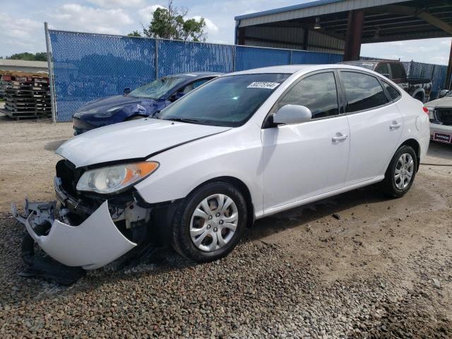 KMHDU4AD1AU850188 - 2010 HYUNDAI ELANTRA BLUE WHITE photo 1