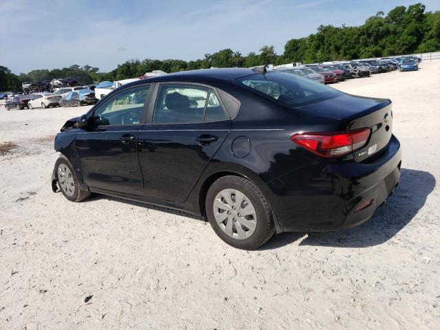 3KPA24AB0JE137941 - 2018 KIA RIO LX BLACK photo 2