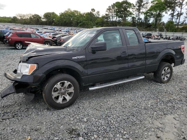 1FTFX1CF5DKF63373 - 2013 FORD F150 SUPER CAB BLACK photo 1