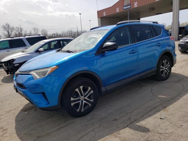 2T3BFREV9HW547324 - 2017 TOYOTA RAV4 LE BLUE photo 1