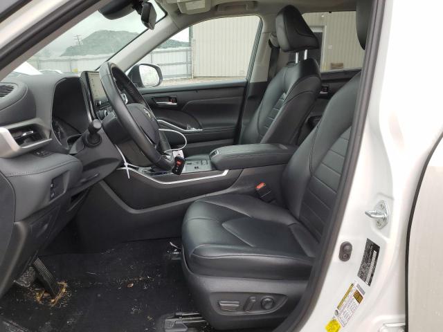 5TDGZRAH5MS069458 - 2021 TOYOTA HIGHLANDER XLE WHITE photo 7