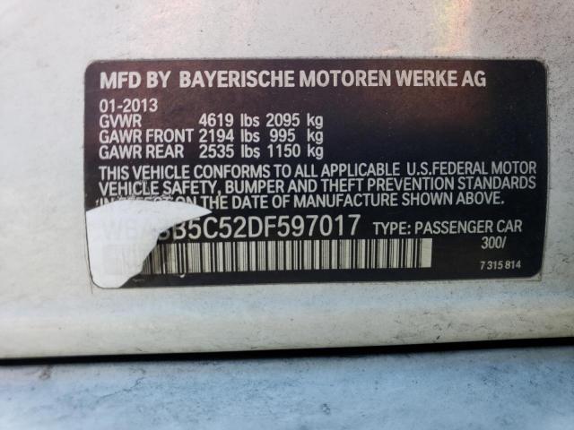 WBA3B5C52DF597017 - 2013 BMW 328 XI SULEV WHITE photo 12