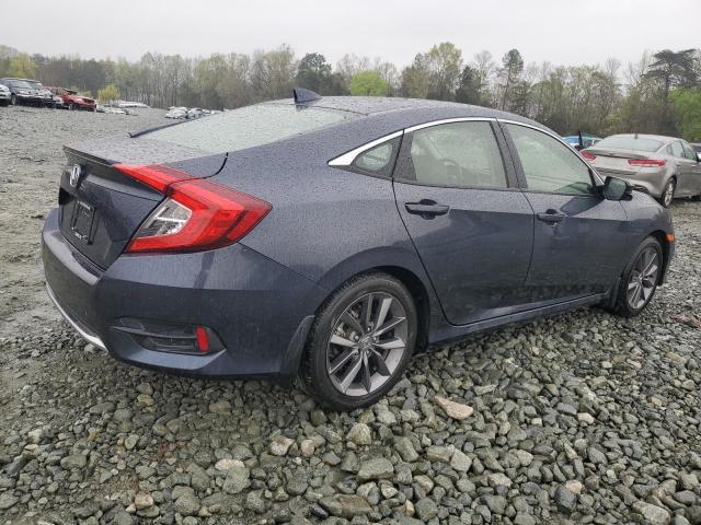 JHMFC1F70KX005588 - 2019 HONDA CIVIC EXL 蓝色 照片 3