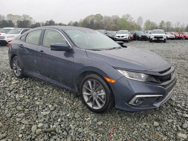 JHMFC1F70KX005588 - 2019 HONDA CIVIC EXL BLUE photo 4