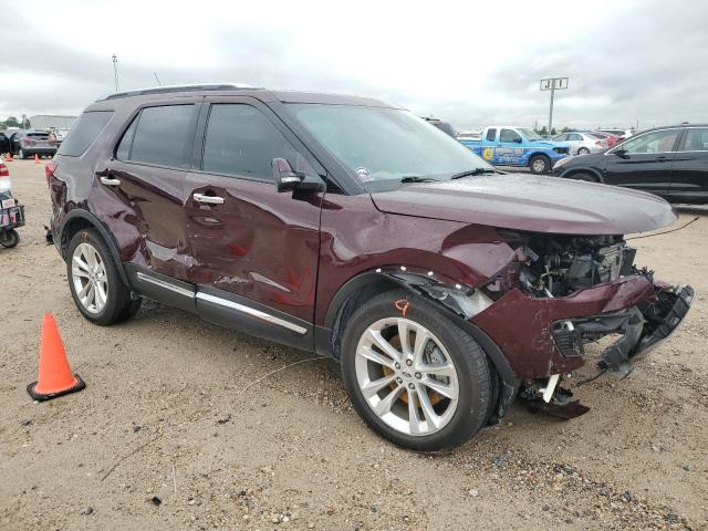 1FM5K7F89JGC84951 - 2018 FORD EXPLORER LIMITED BURGUNDY photo 4