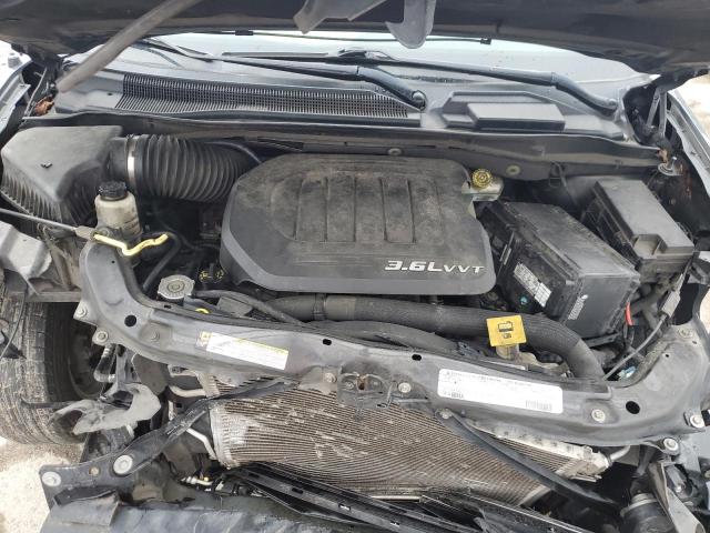 2C4RC1CG4CR363960 - 2012 CHRYSLER TOWN & COU TOURING L BLACK photo 11