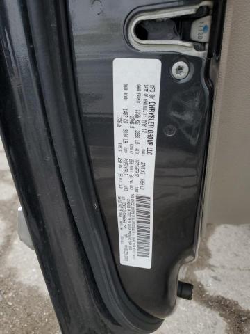 2C4RC1CG4CR363960 - 2012 CHRYSLER TOWN & COU TOURING L BLACK photo 12