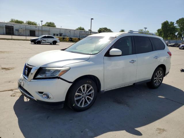 5N1AR2MN7FC603168 - 2015 NISSAN PATHFINDER S WHITE photo 1