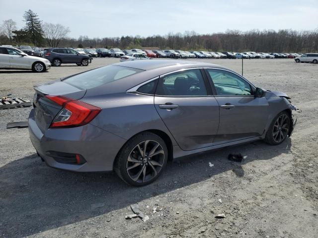 2HGFC2F84KH515772 - 2019 HONDA CIVIC SPORT GRAY photo 3