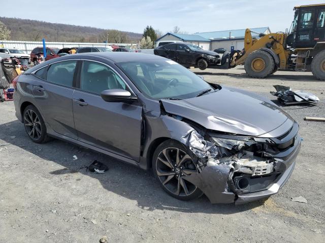 2HGFC2F84KH515772 - 2019 HONDA CIVIC SPORT GRAY photo 4