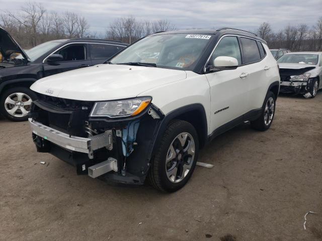3C4NJDCB4MT515535 - 2021 JEEP COMPASS LIMITED WHITE photo 1