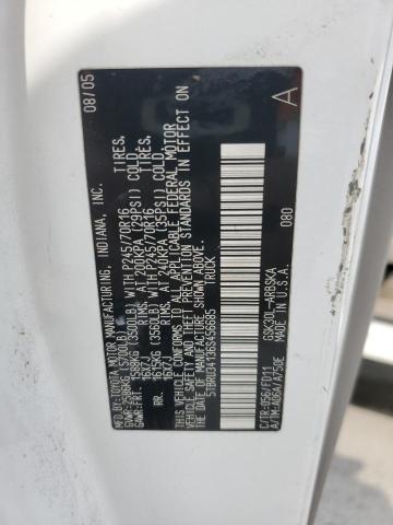 5TBRU34136S456685 - 2006 TOYOTA TUNDRA ACCESS CAB SR5 WHITE photo 12