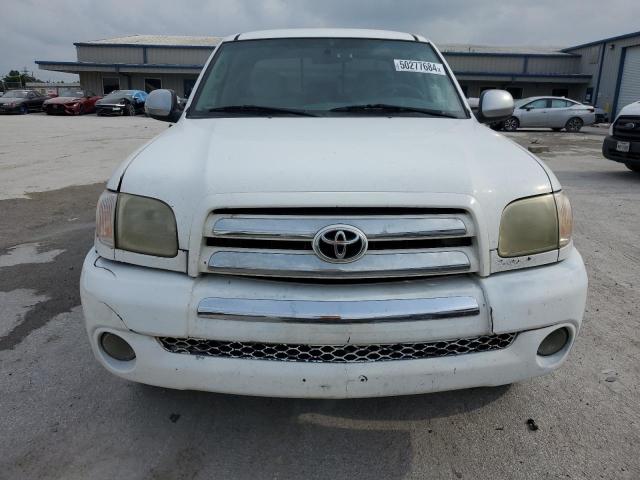 5TBRU34136S456685 - 2006 TOYOTA TUNDRA ACCESS CAB SR5 WHITE photo 5