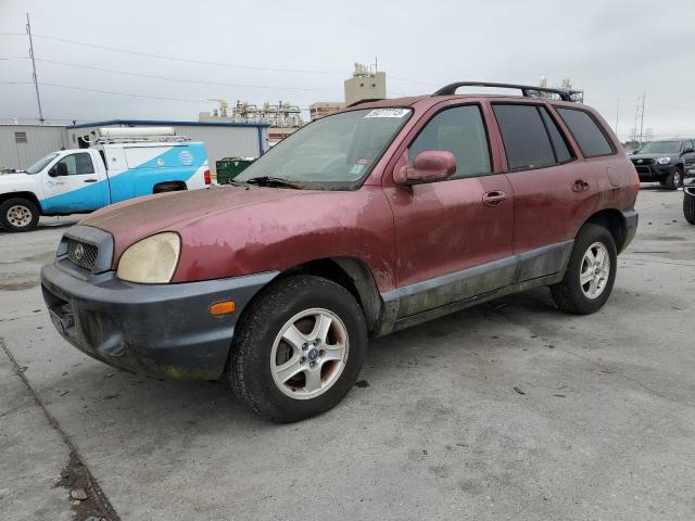 KM8SC13D83U420196 - 2003 HYUNDAI SANTA FE GLS RED photo 1