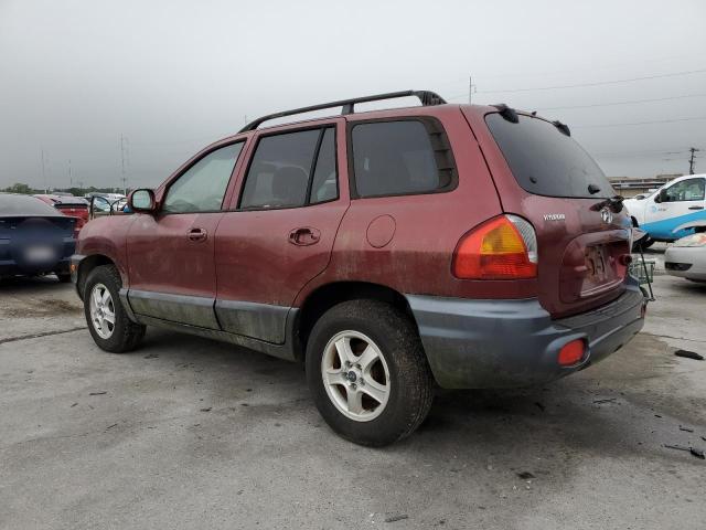 KM8SC13D83U420196 - 2003 HYUNDAI SANTA FE GLS RED photo 2