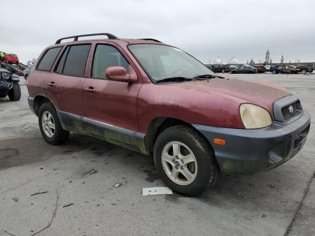 KM8SC13D83U420196 - 2003 HYUNDAI SANTA FE GLS RED photo 4