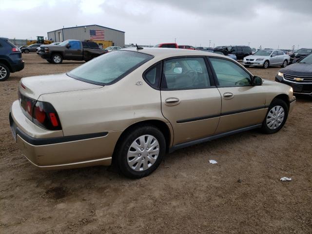 2G1WF52E959240443 - 2005 CHEVROLET IMPALA GOLD photo 3