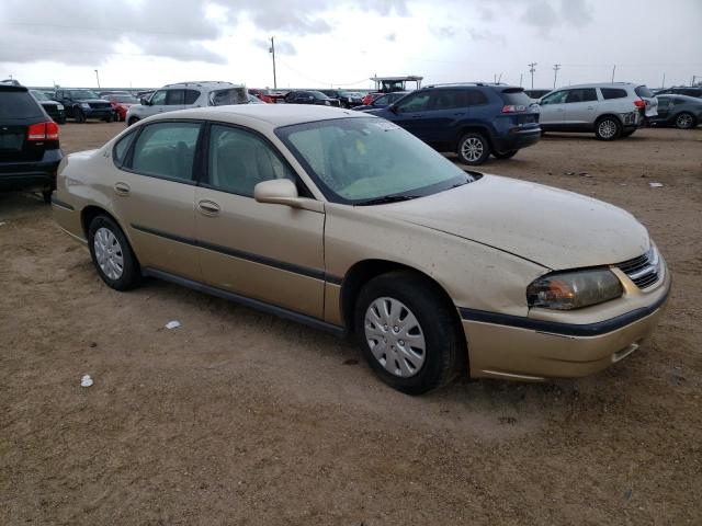 2G1WF52E959240443 - 2005 CHEVROLET IMPALA GOLD photo 4