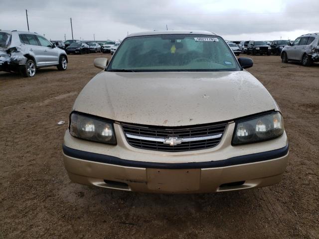 2G1WF52E959240443 - 2005 CHEVROLET IMPALA GOLD photo 5