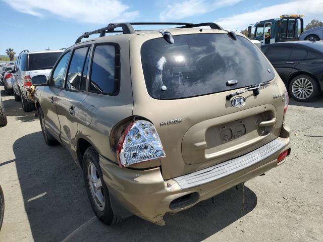 KM8SC13D33U389245 - 2003 HYUNDAI SANTA FE GLS GOLD photo 2